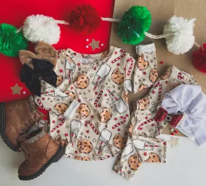 milk   cookies pajamas