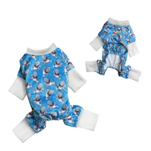 Minky Stretch Pajamas — Silly Shark