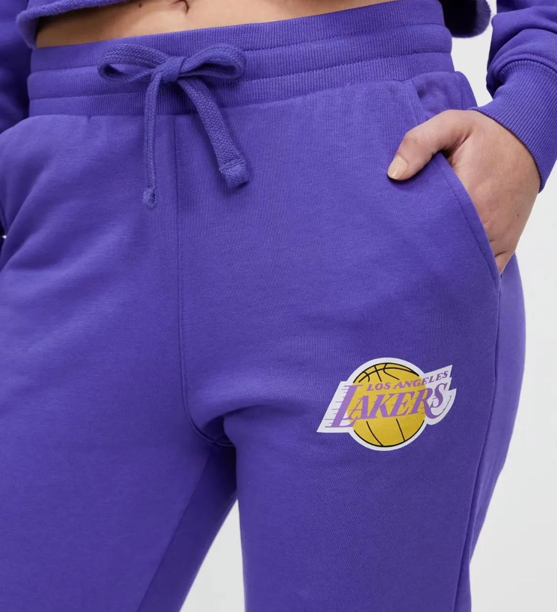 Mitchell & Ness LA Lakers Womens Purple Trackies Size XS (New)