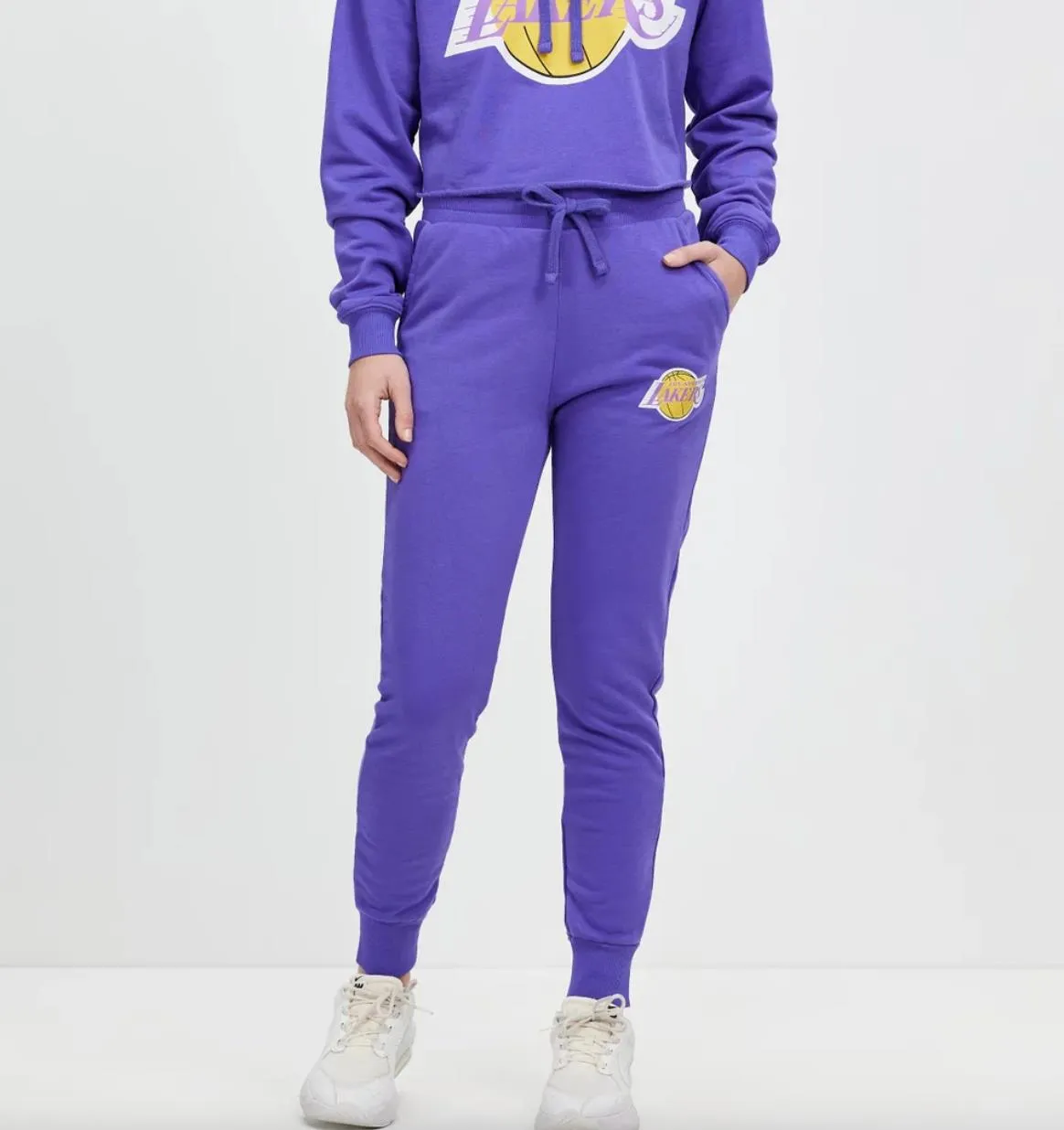 Mitchell & Ness LA Lakers Womens Purple Trackies Size XS (New)