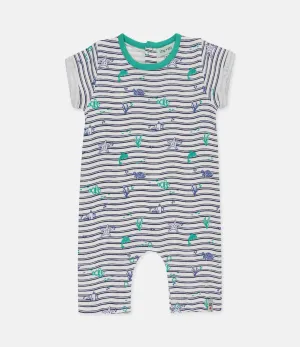 Multicoloured Sea Print Romper