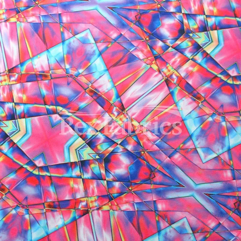 Mystic Geo - 4-Way Stretch Poly Spandex Print