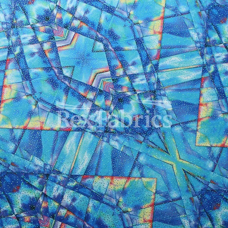 Mystic Geo - 4-Way Stretch Poly Spandex Print