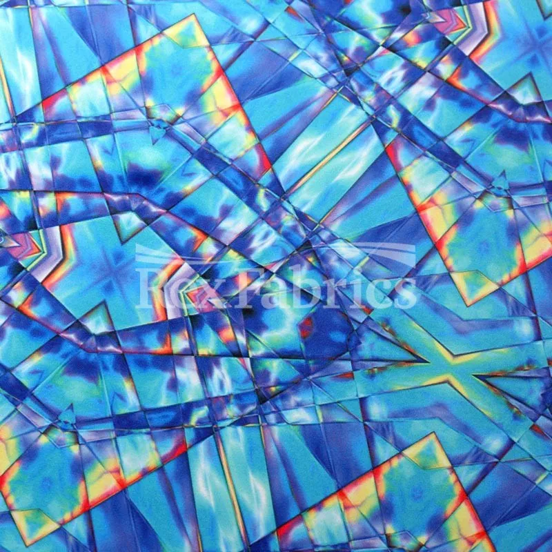 Mystic Geo - 4-Way Stretch Poly Spandex Print