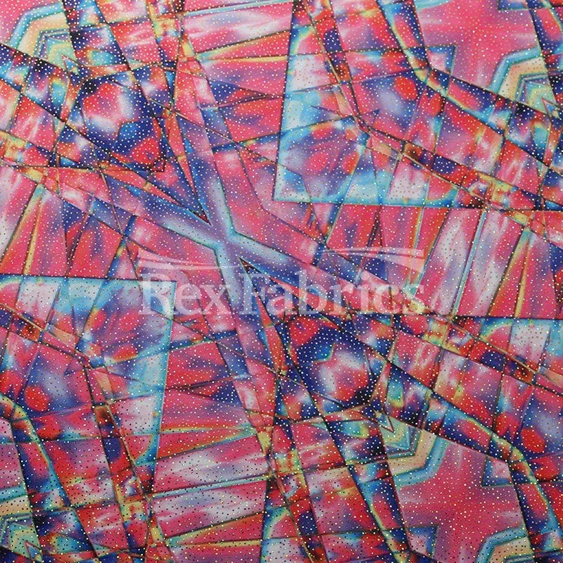 Mystic Geo - 4-Way Stretch Poly Spandex Print