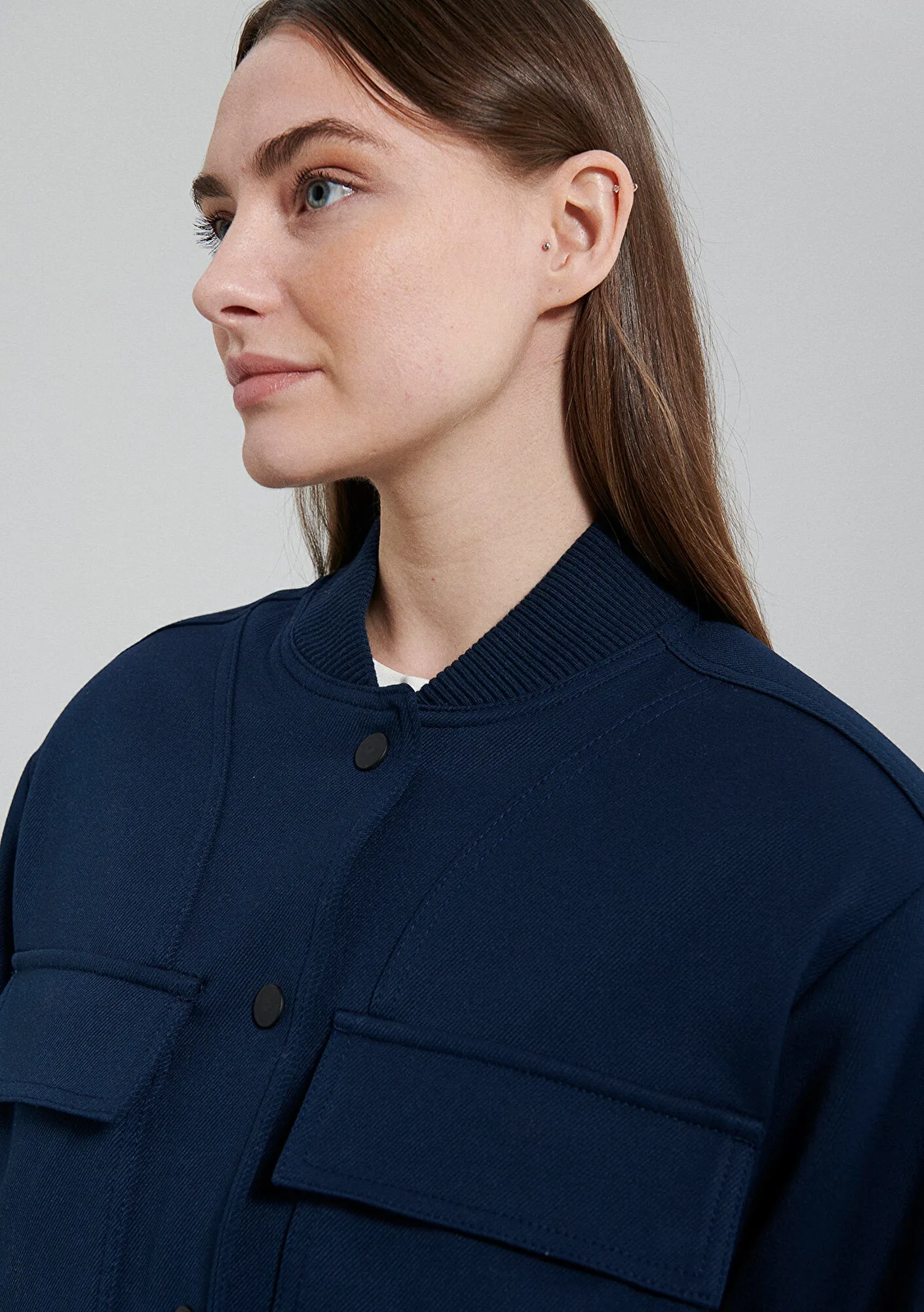 Navy Bomber Jacket