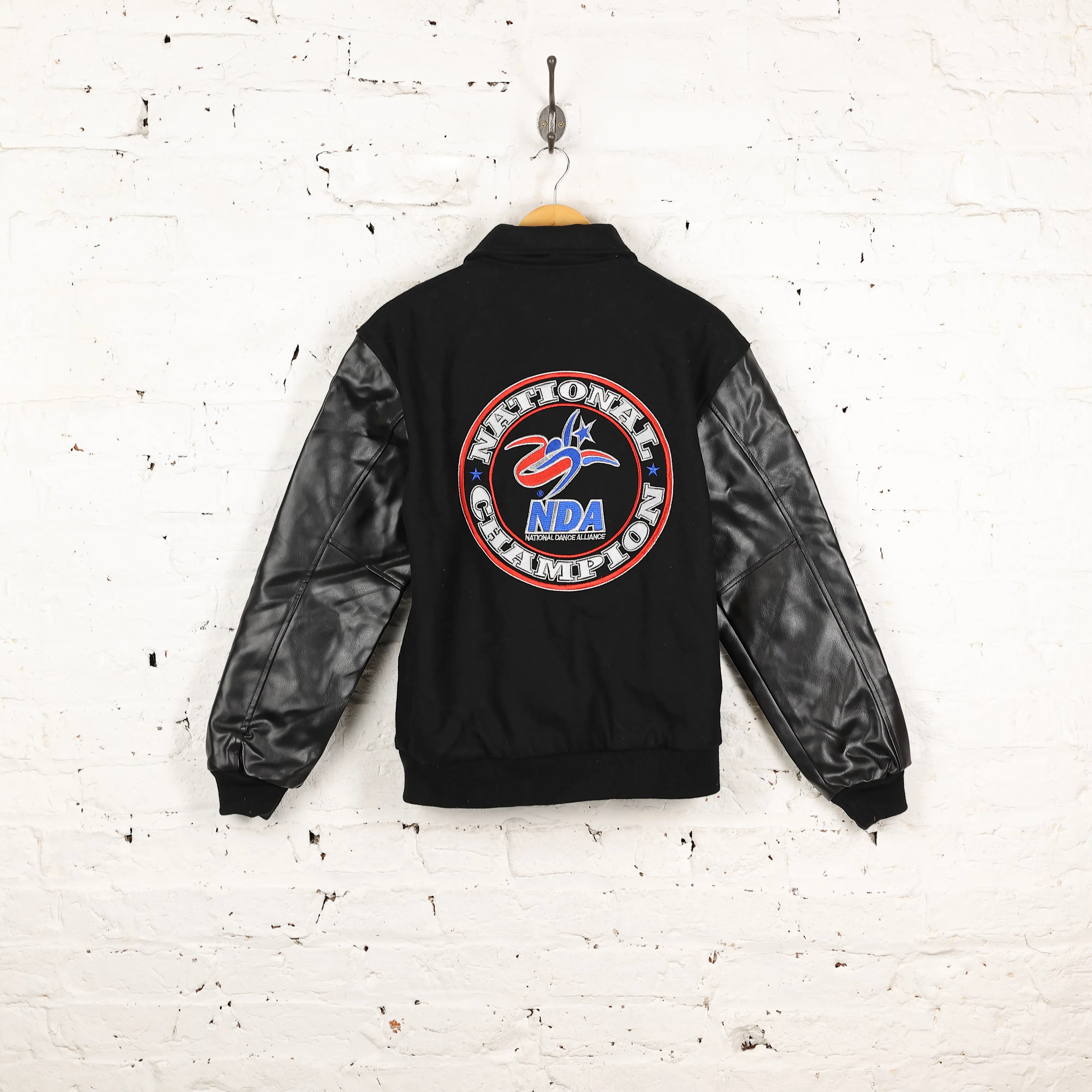 NDA National Dance Varsity Bomber Jacket - Black - S