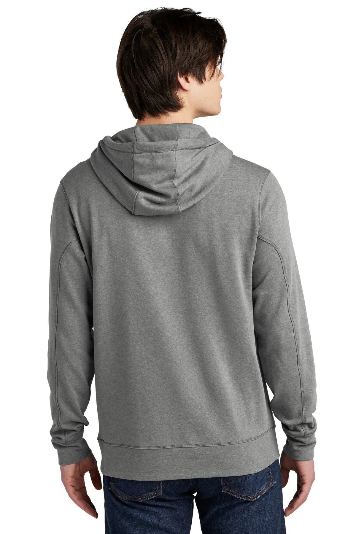 New Era  Tri-Blend Fleece Pullover Hoodie. NEA510 Shadow Grey Heather