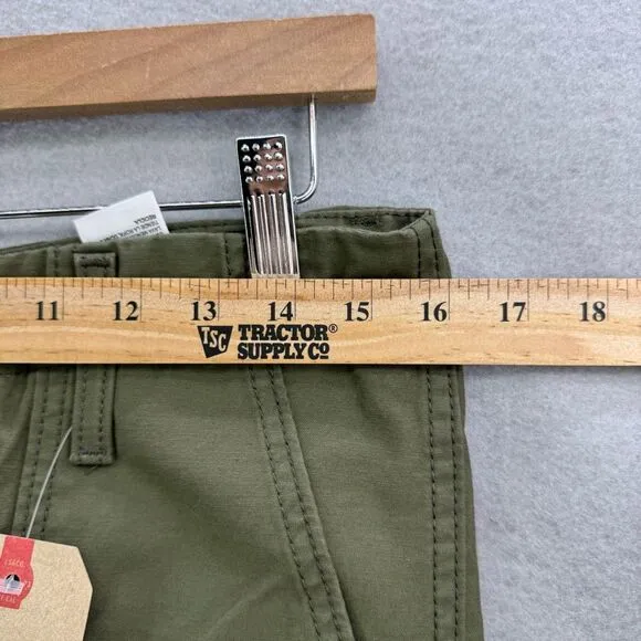 NWT LEVI'S RIBCAGE STRAIGHT ANKLE UTILITY PANTS GREEN JEANS MODERN SIZE 30