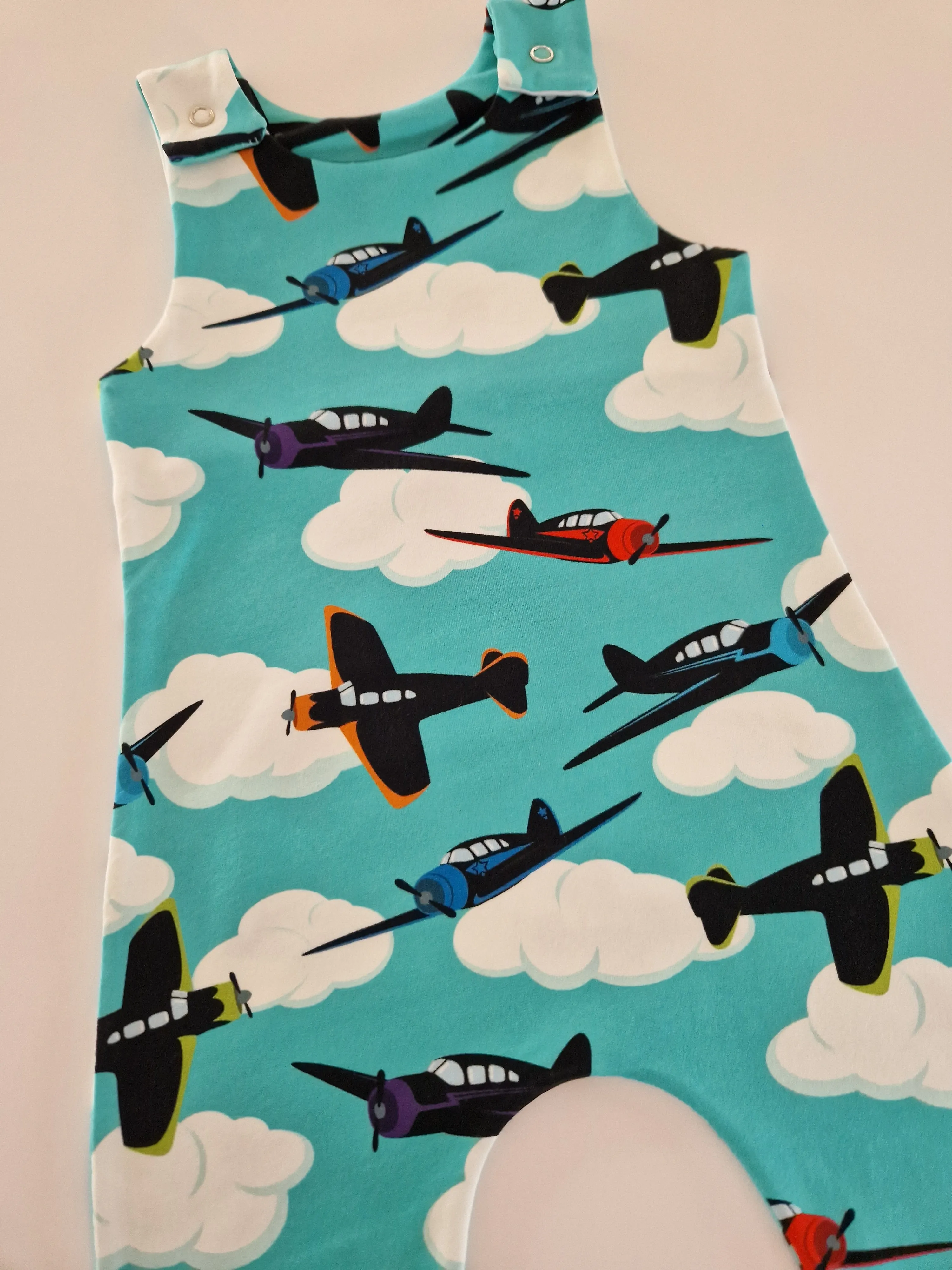 Organic Flying Planes Romper
