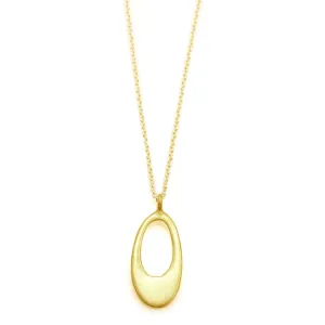 Oval Vermeil Necklace