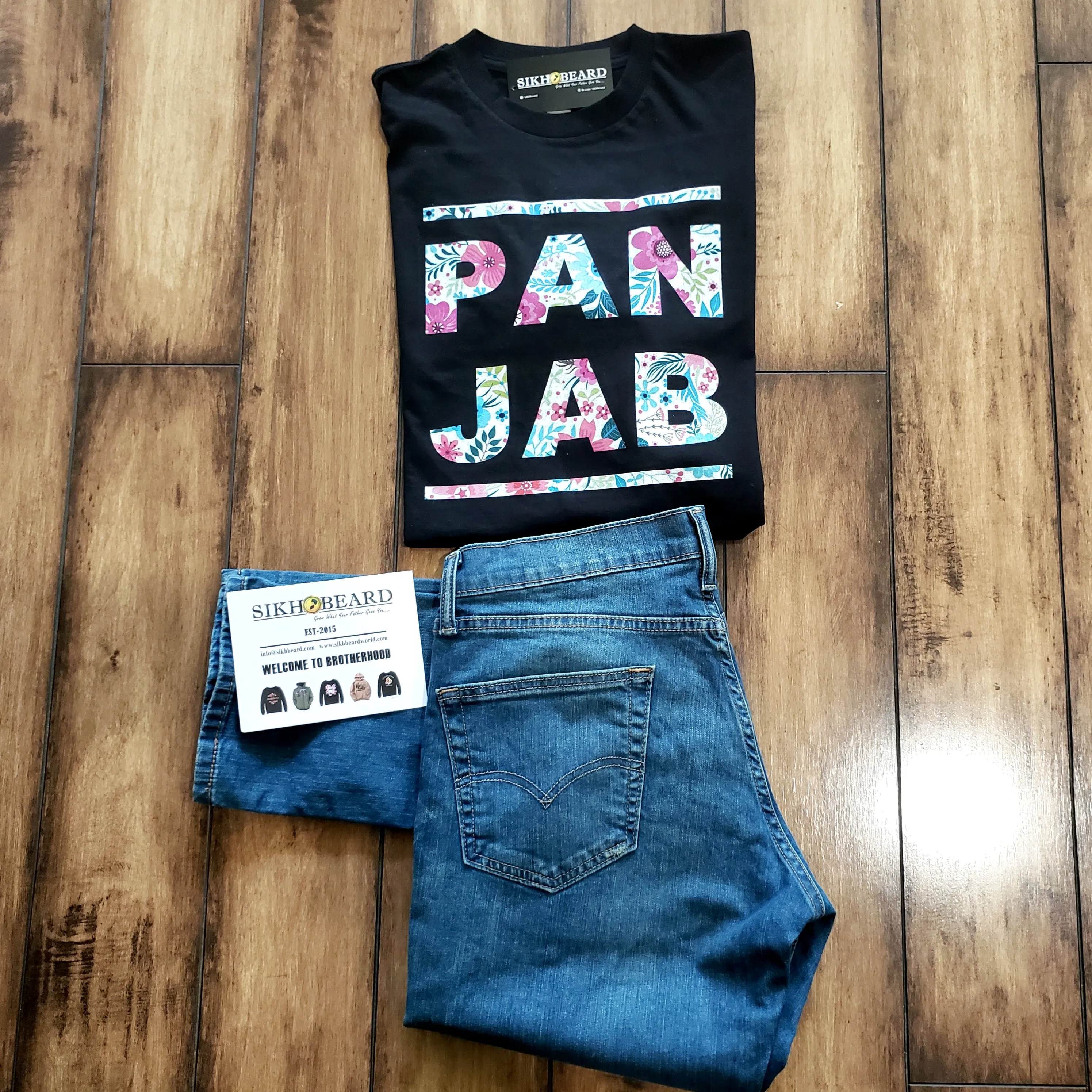 Panjab Floral V2 Unisex T-Shirt/Full Sleeve