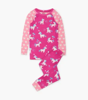 Party Horses Organic Cotton Pajama Set