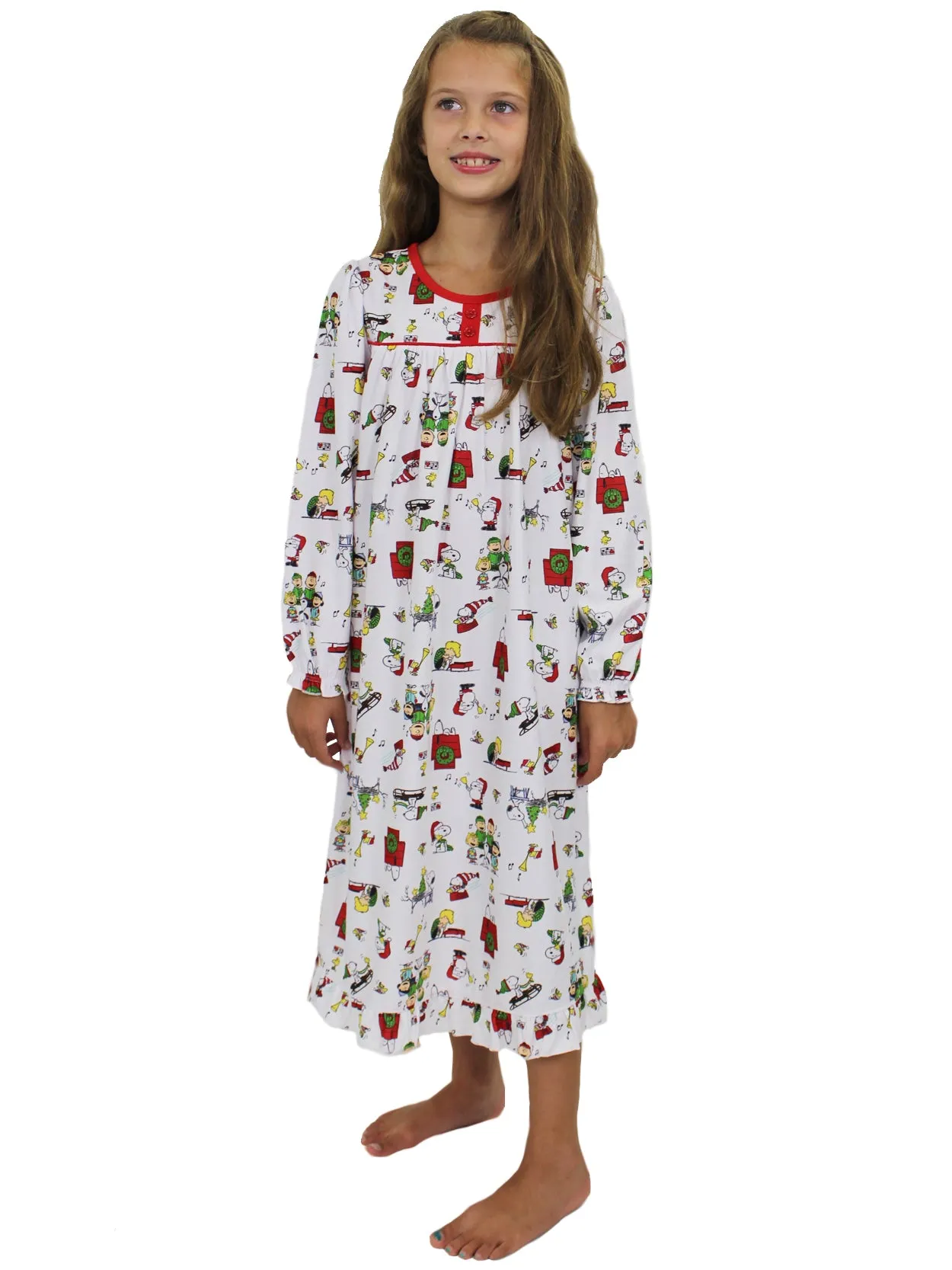 Peanuts Holiday Granny Gown Nightgown