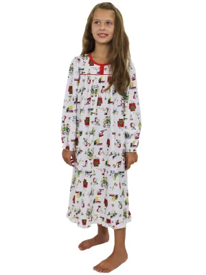 Peanuts Holiday Granny Gown Nightgown