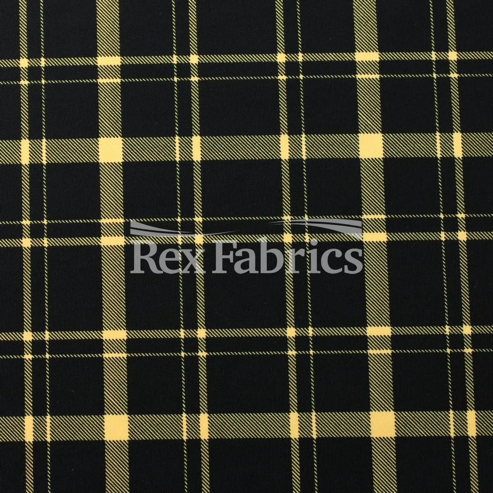 Perfect Plaid - 4-Way Stretch Nylon Spandex Print