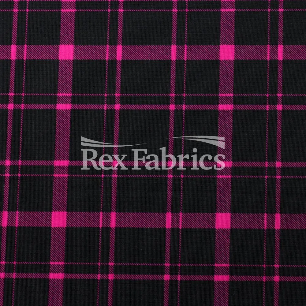 Perfect Plaid - 4-Way Stretch Nylon Spandex Print