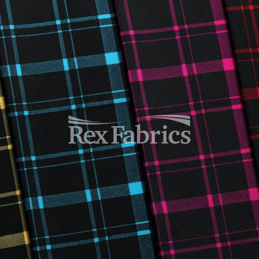 Perfect Plaid - 4-Way Stretch Nylon Spandex Print