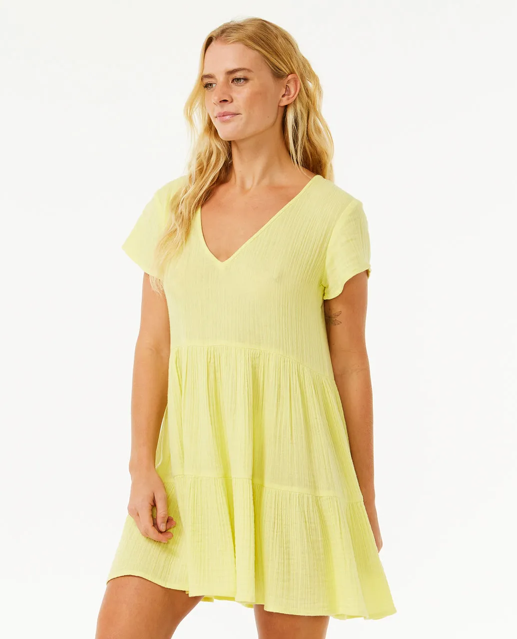 PREMIUM SURF DRESS - BRIGHT YELLOW