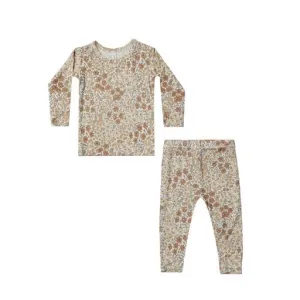 Quincy Mae - Bamboo Pajama Set - Wildflowers
