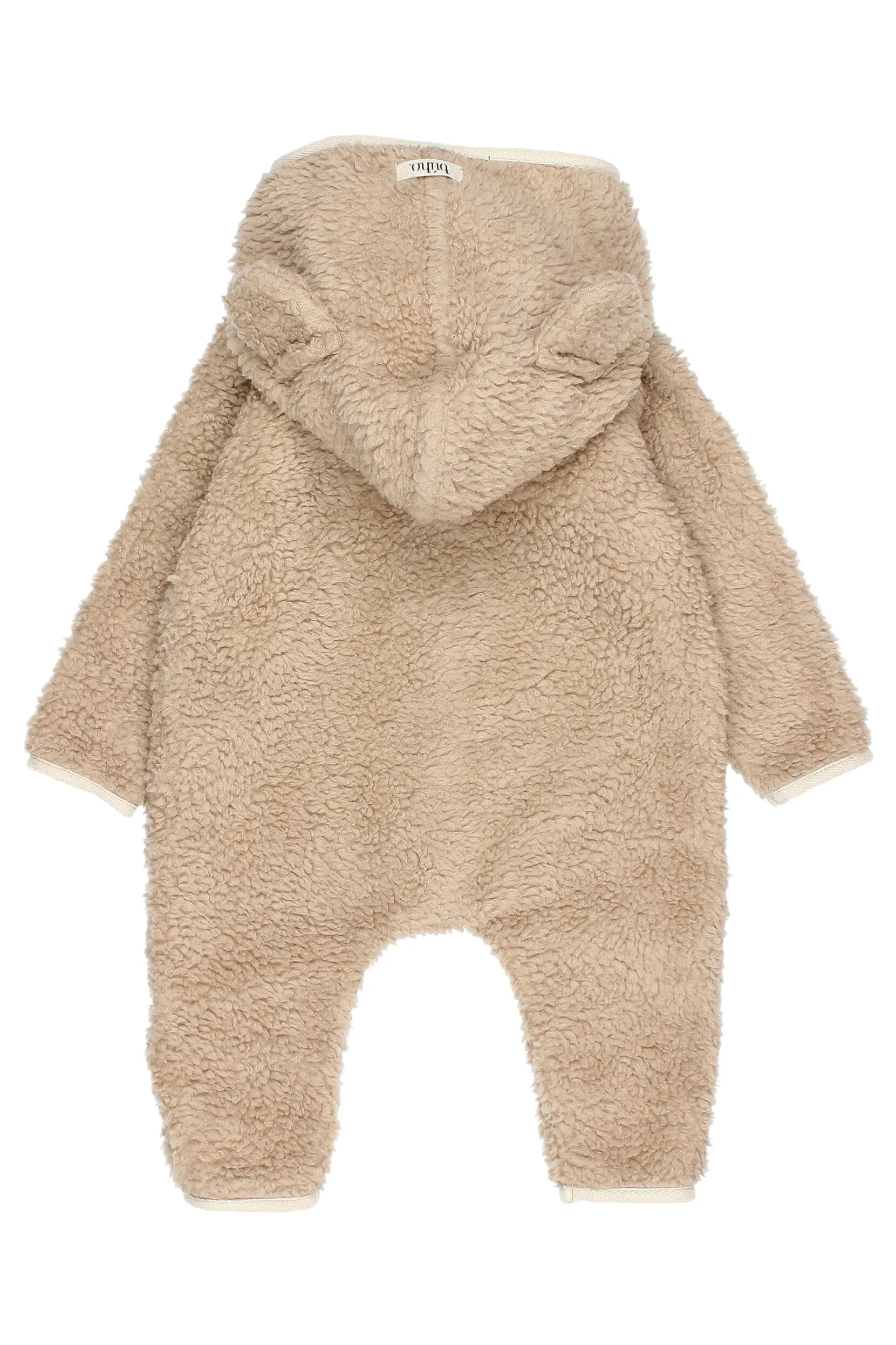 "Coco" Beige Sherpa Teddy Romper