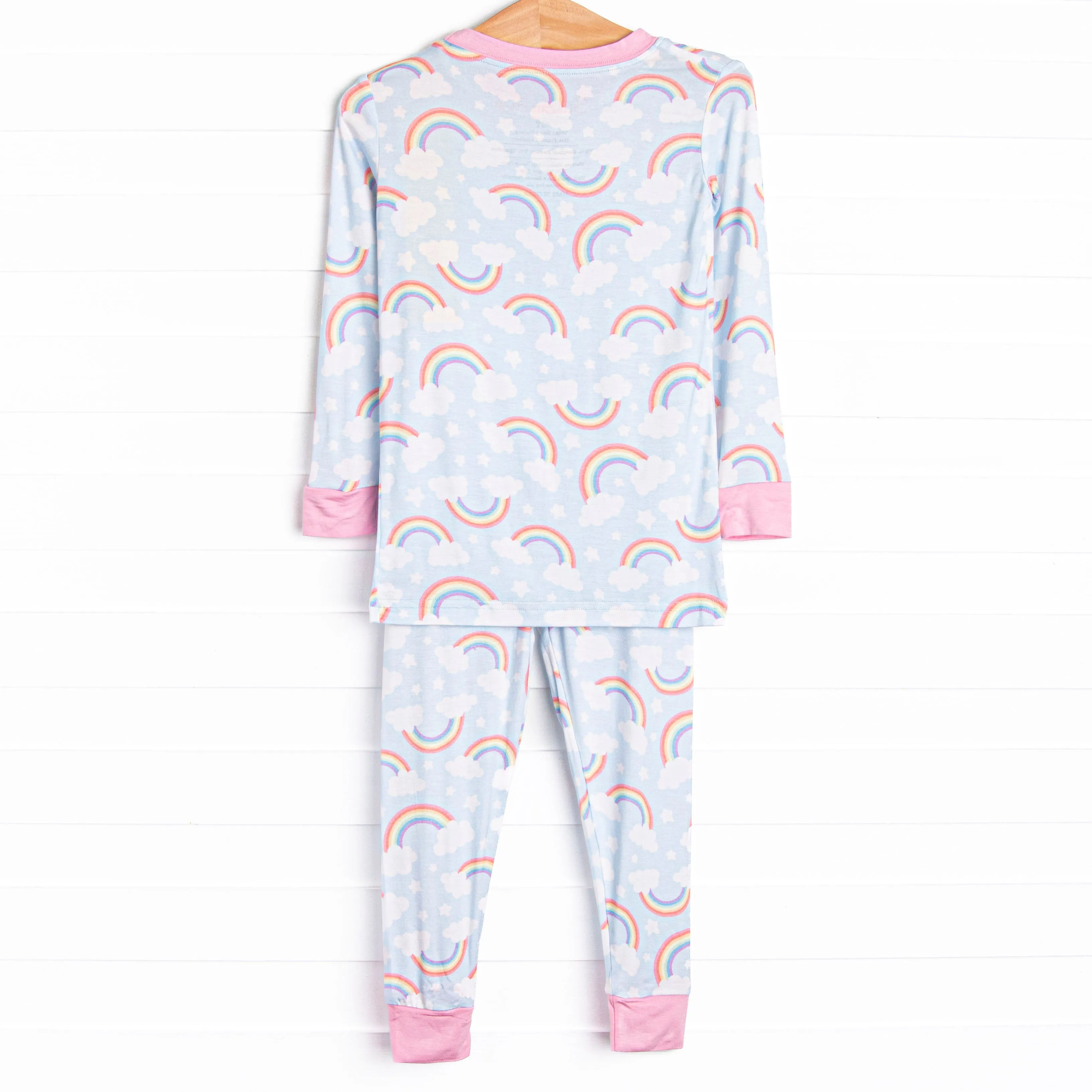 Restful Rays Bamboo Pajama Set, Blue