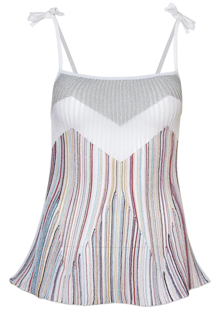 Rib Knit Spaghetti Strap Top