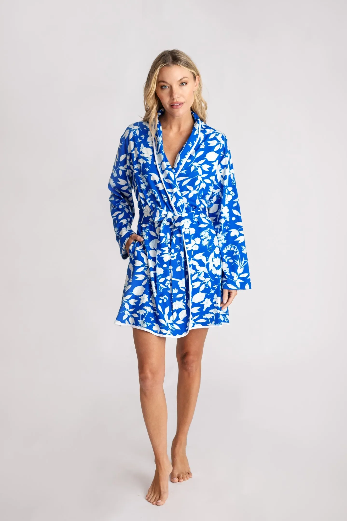 Robe in Azul Wildflower