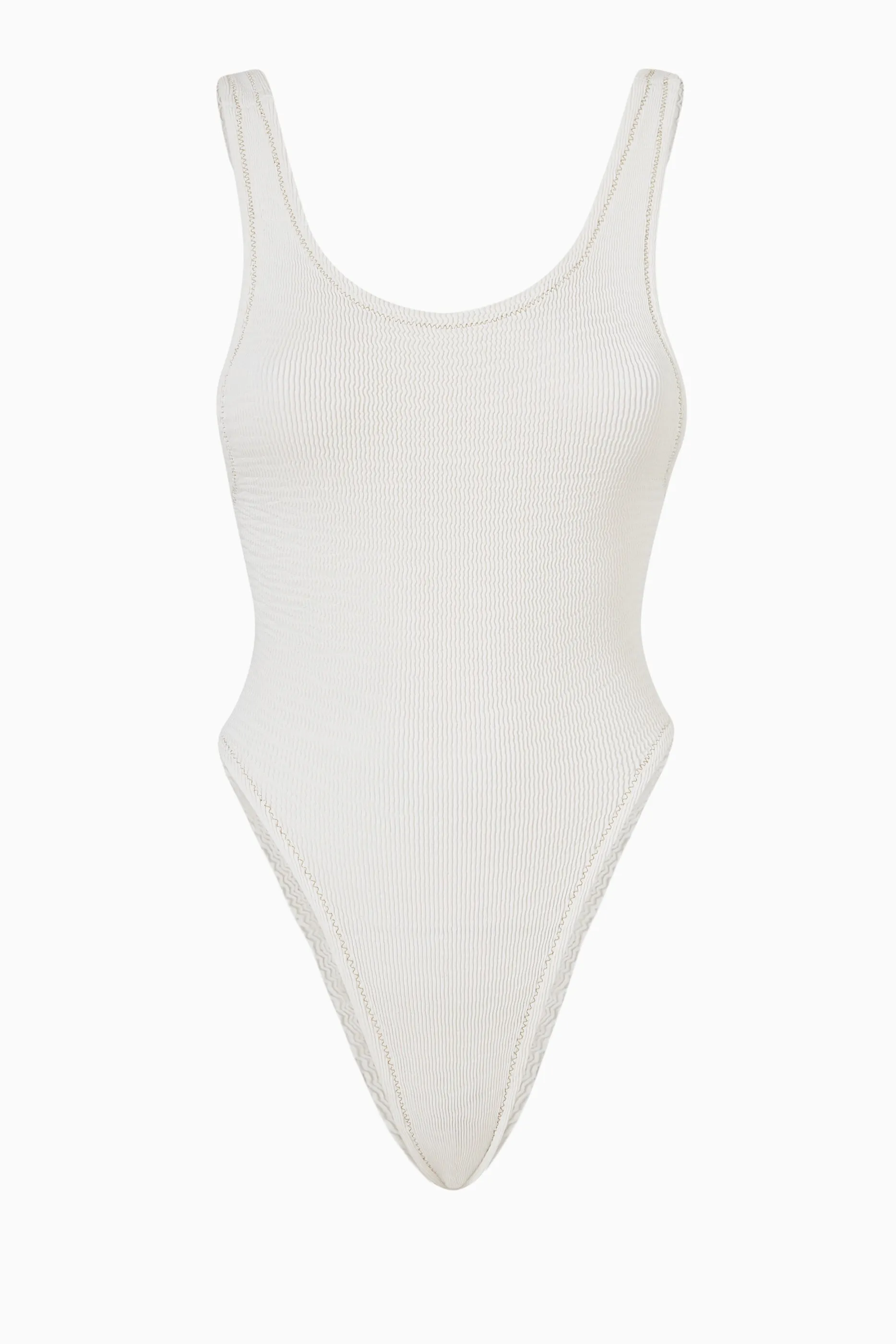 Ruby Scrunch Swimsuit - White