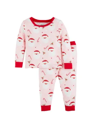 SANTA GLOW PAJAMAS - PINK