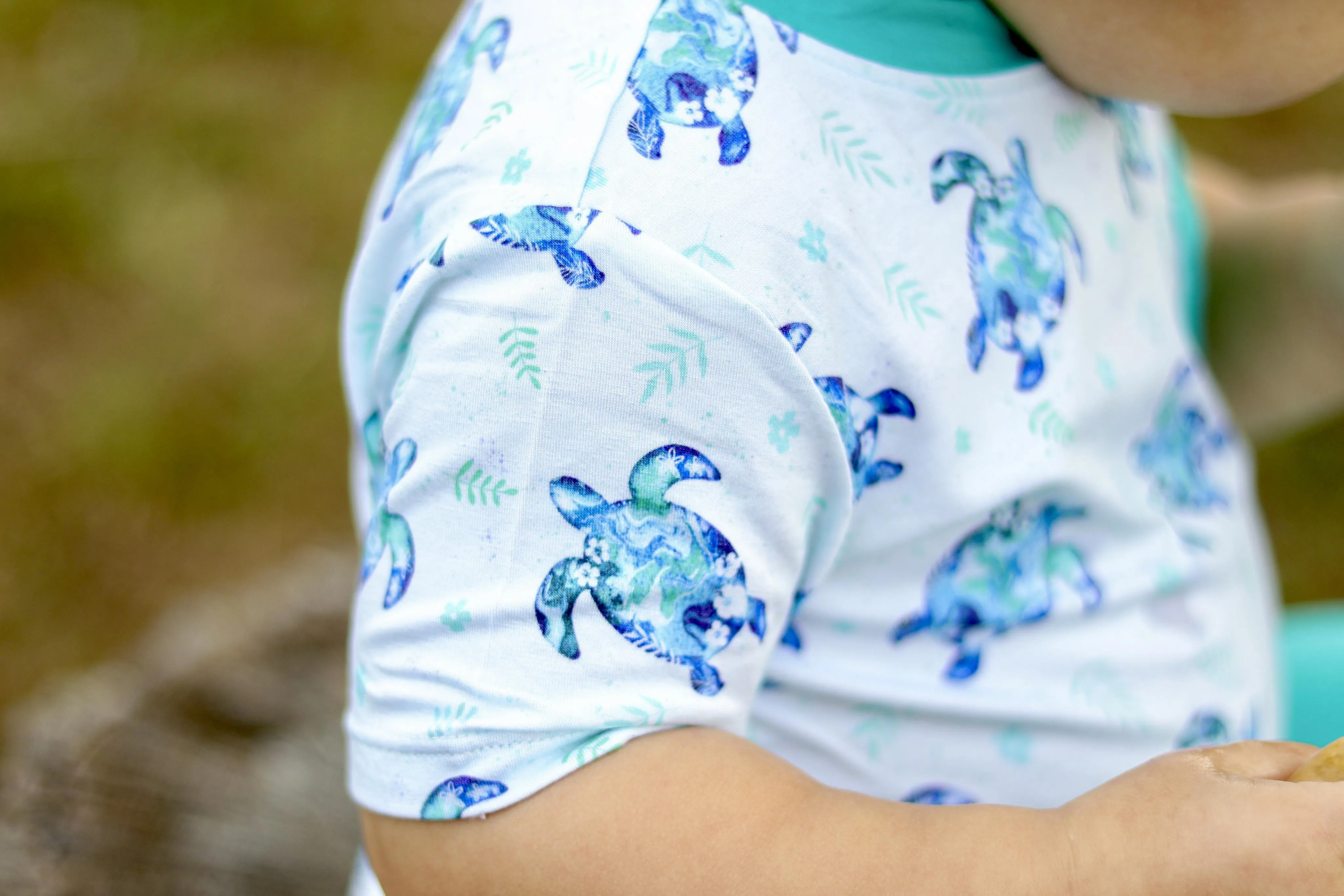 Sea of Turtles | Bamboo Toddler & Kids Pocket T-Shirt