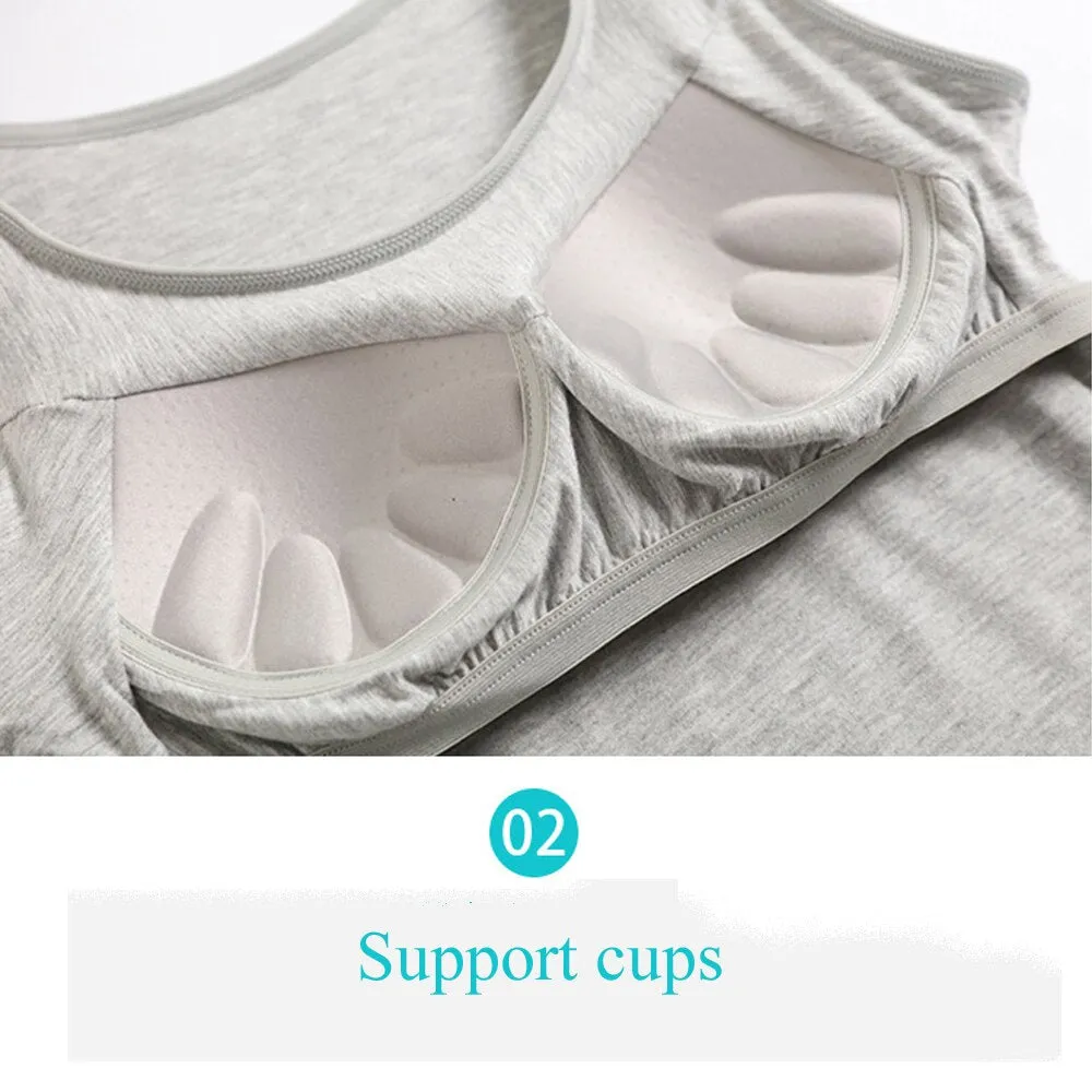 Seamless Push Up Padded Camisole for gym