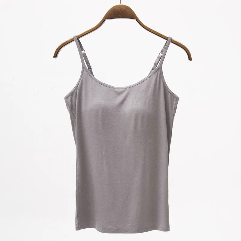 Seamless Push Up Padded Camisole for gym