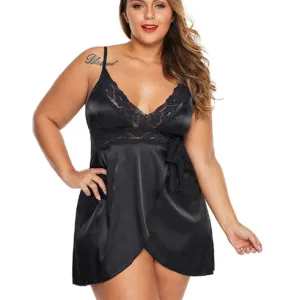 Sexy Homewear Women's Sexy Sling Stretch Satin