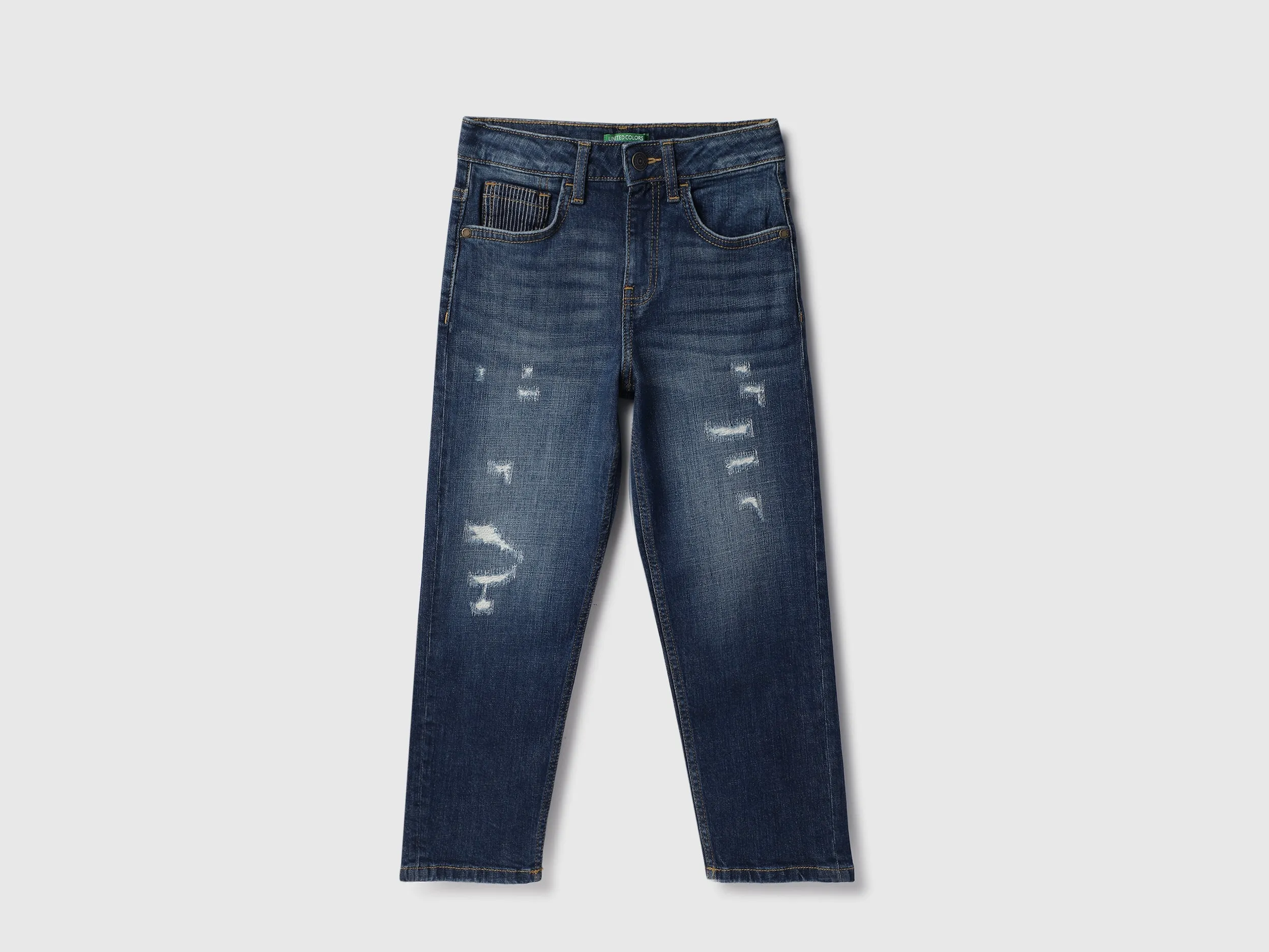 Solid Loose Fit Jeans