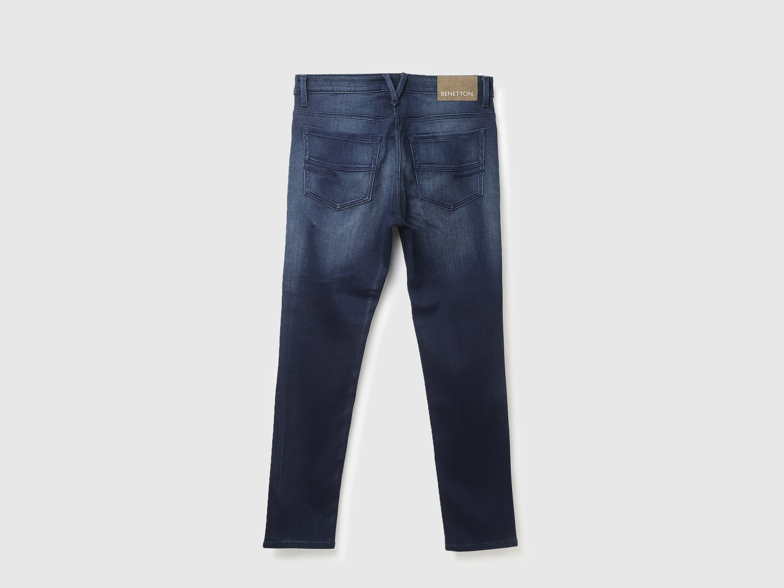 Solid Low Crotch Jeans