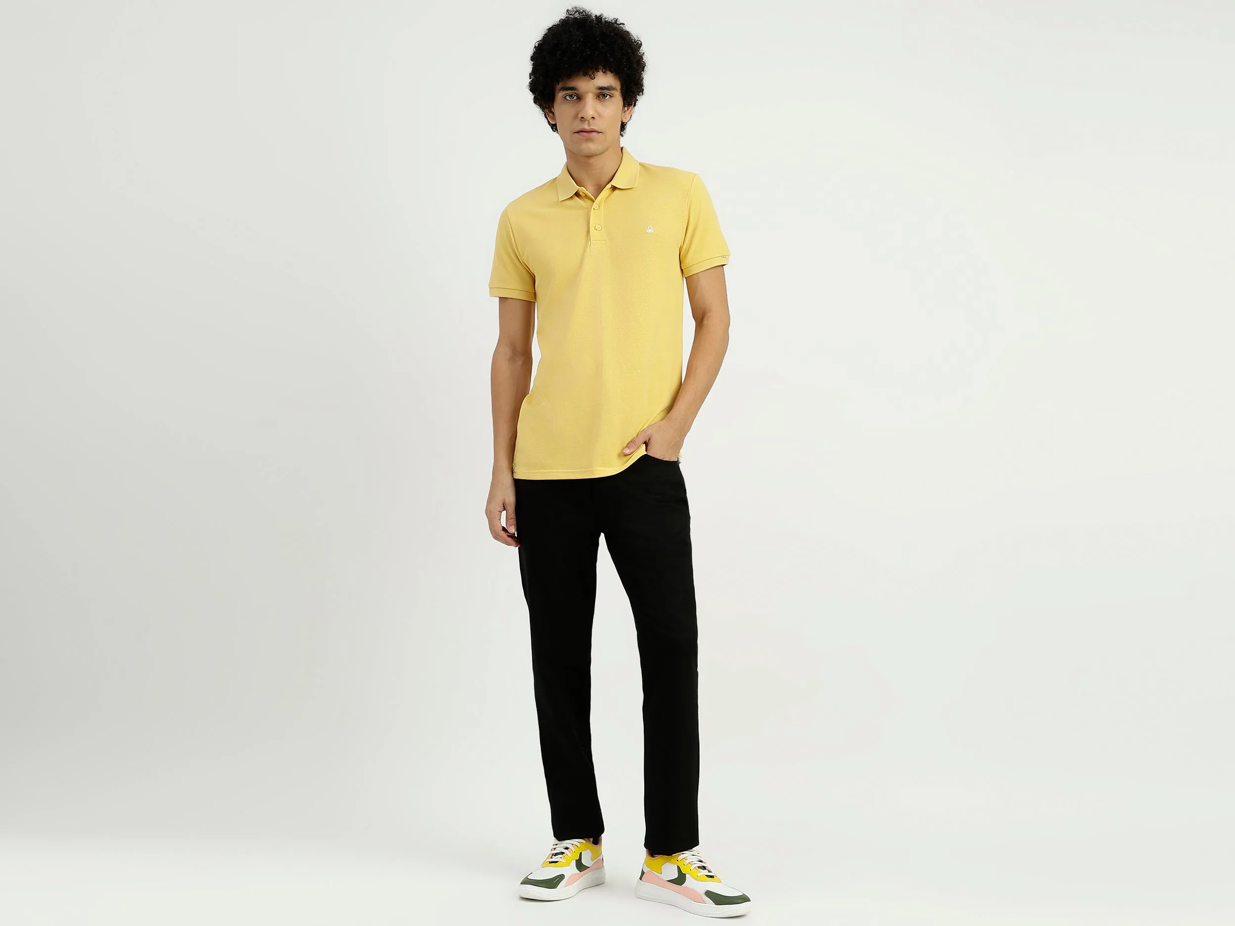 Solid Mid Rise Skinny Fit Jeans