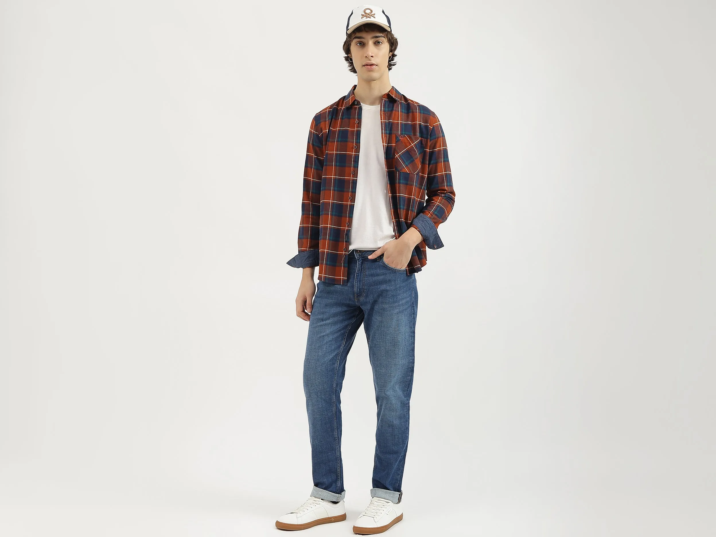 Solid Slim Fit Jeans