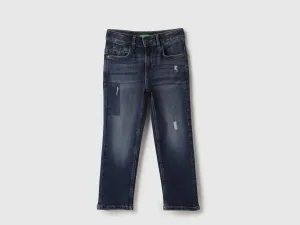 Solid Straight Fit Jeans