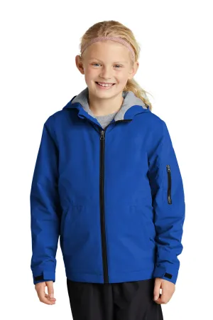 Sport-Tek Youth Waterproof Insulated Jacket YST56 True Royal