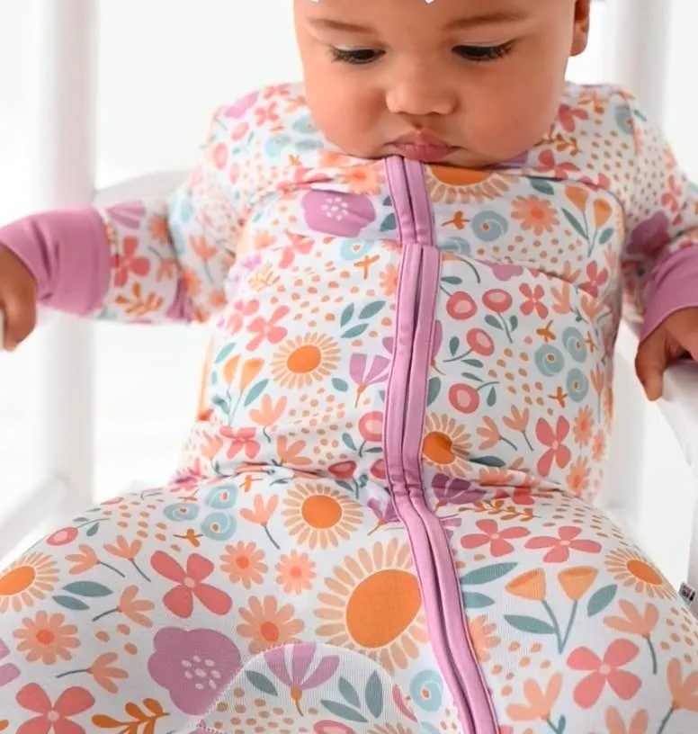 Spring Floral Zip Sleeper