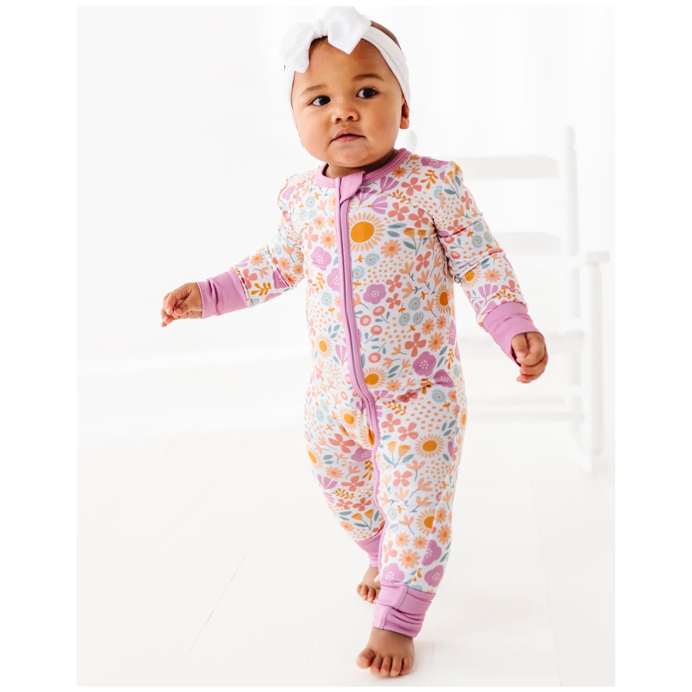 Spring Floral Zip Sleeper