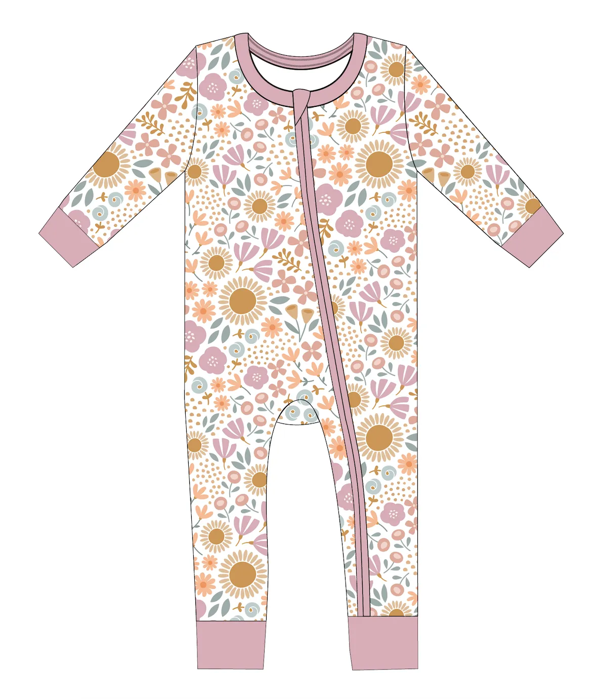 Spring Floral Zip Sleeper