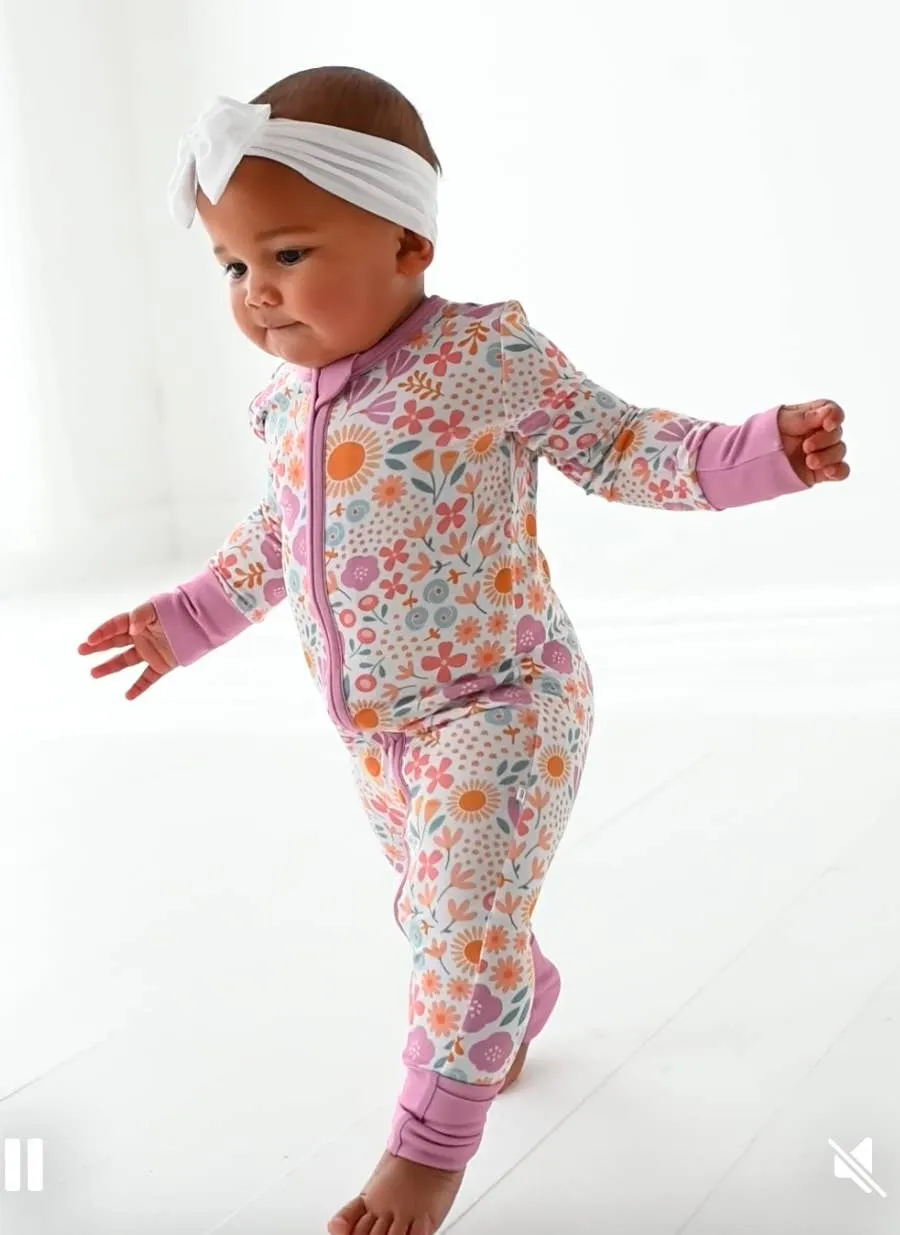 Spring Floral Zip Sleeper