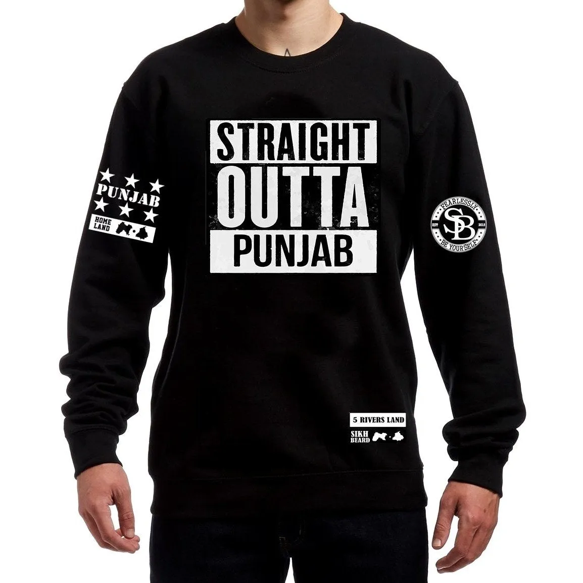 Straight Outta Punjab Sweatshirt/ Hoodie