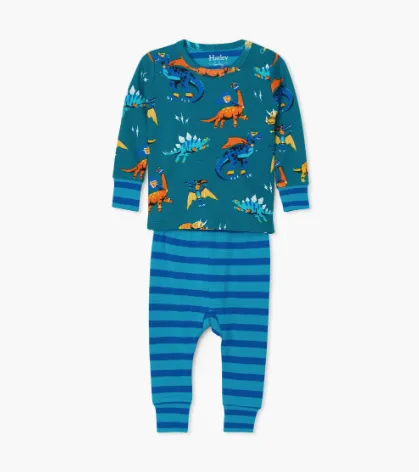 Superhero Dinos Organic Cotton Pajama Set