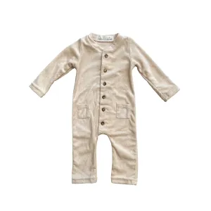 Terry Cotton Onesie | Cream