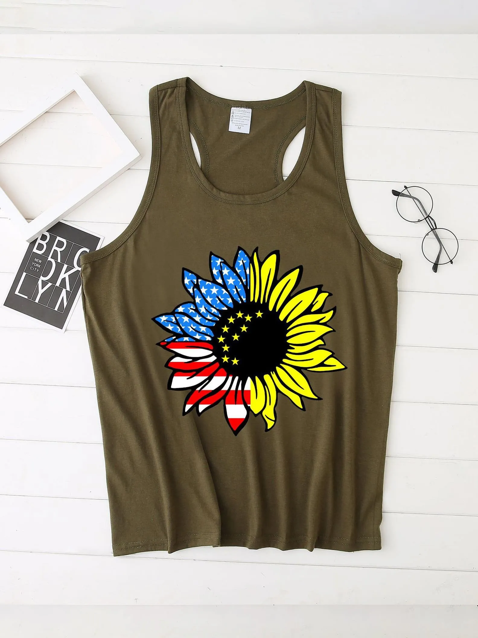 Themeisles Flower Print Popular Summer Cami Top