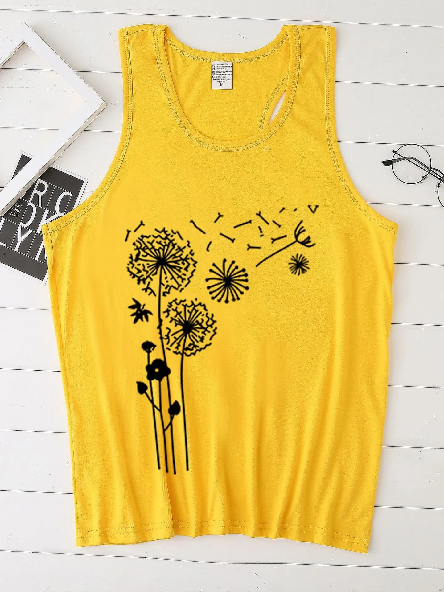 Themeisles Popular Sleeveless Print Loose Tank Top