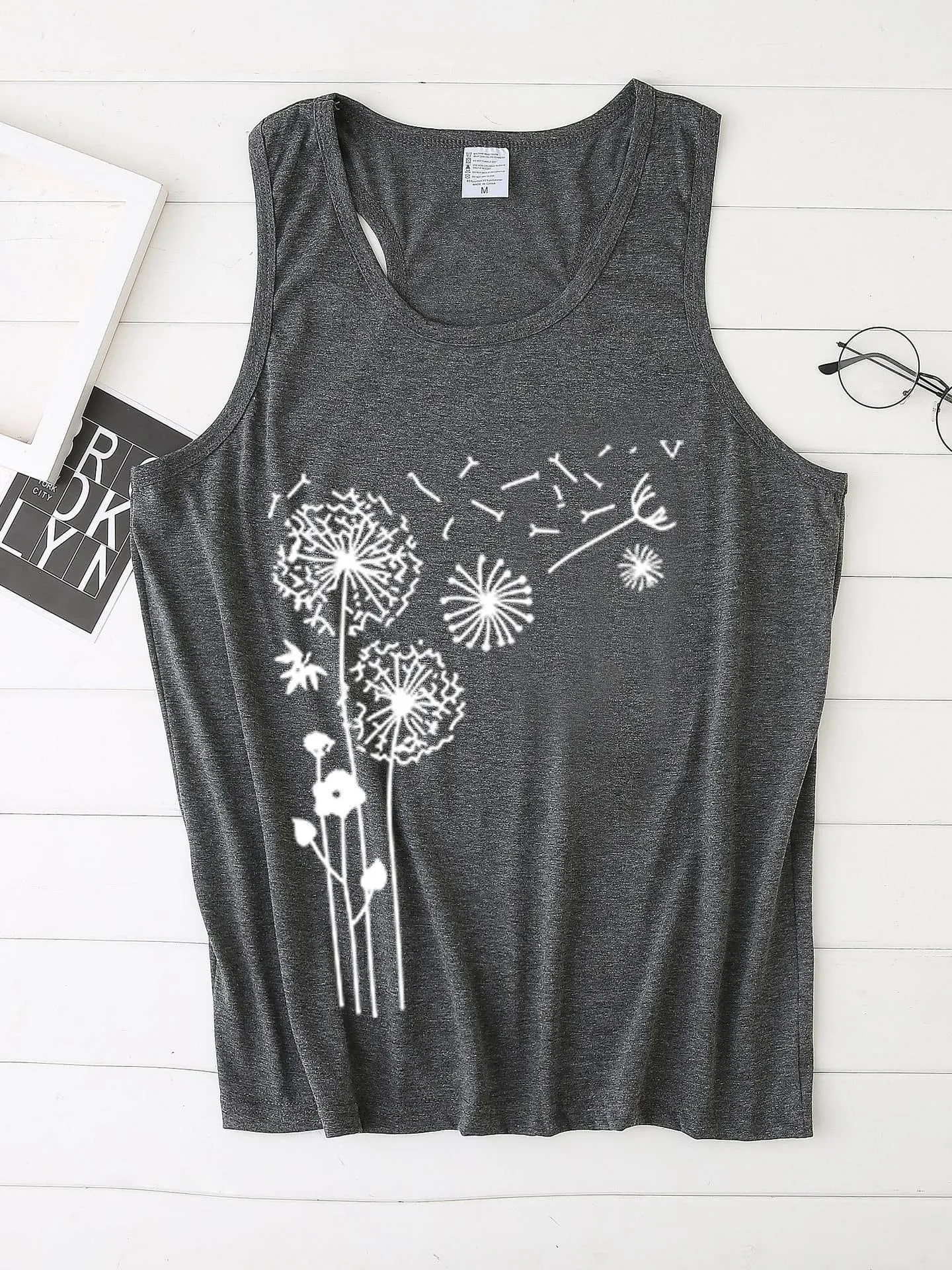 Themeisles Popular Sleeveless Print Loose Tank Top